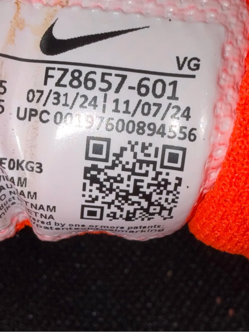 Nike Baseball Cleats Graffiti 3.5Y